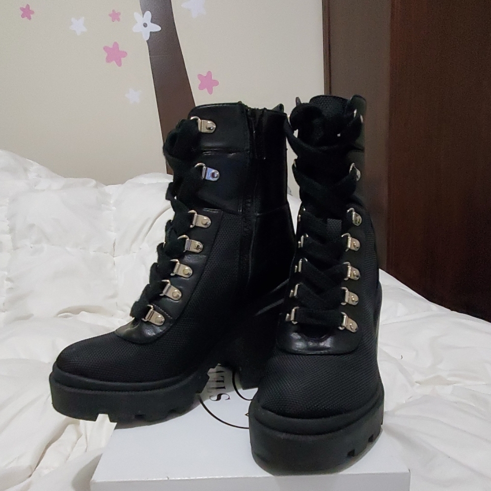 Circus by Sam Edelman Lambert Lace Up Boots